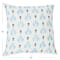 Hello Honey® White & Blue Floral Print Pillow Cover